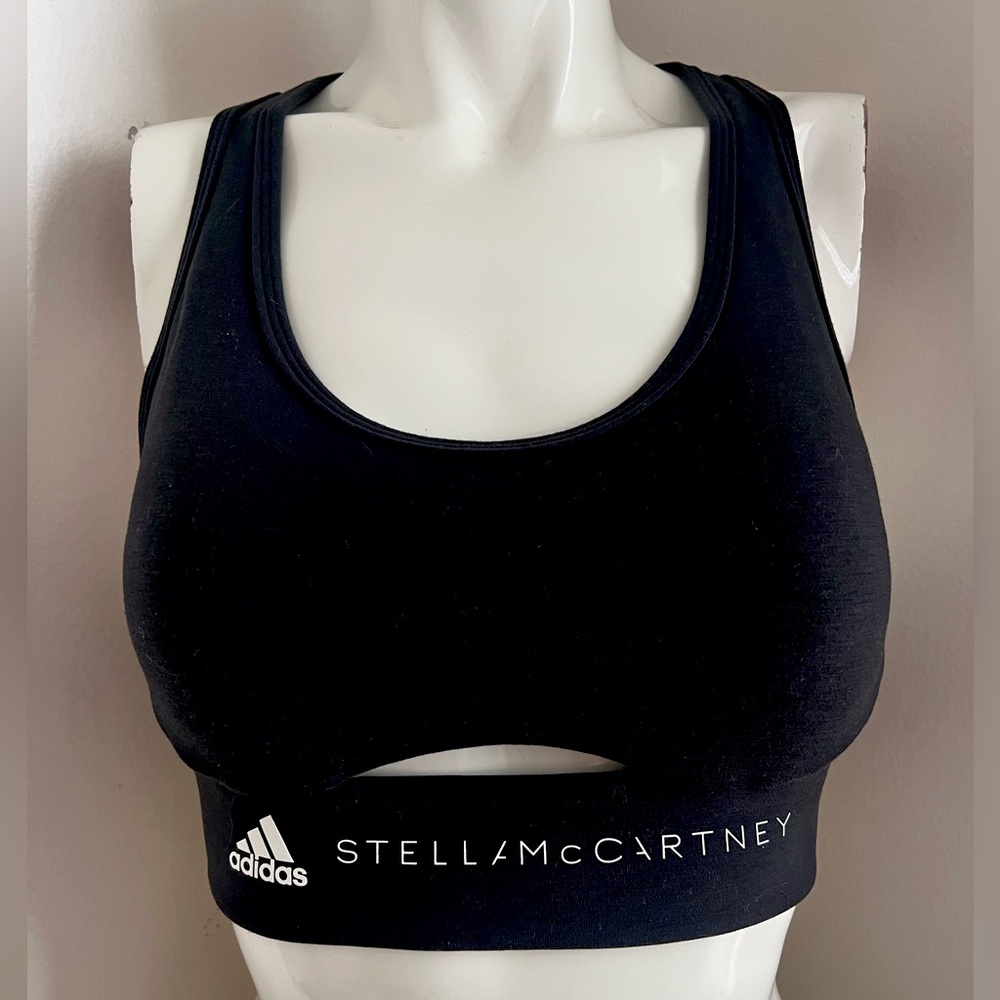 Stella McCartney Adidas black sports bra
